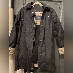 Burberry Black Vintage Check Lined Jacket